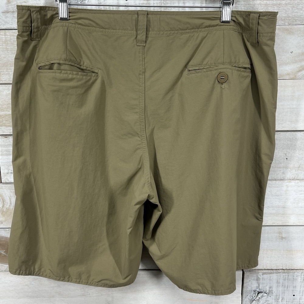 Patqagonia Shorts Mens 38 Tan Brown Chino Pockets Nylon Hiking Camping Outdoor